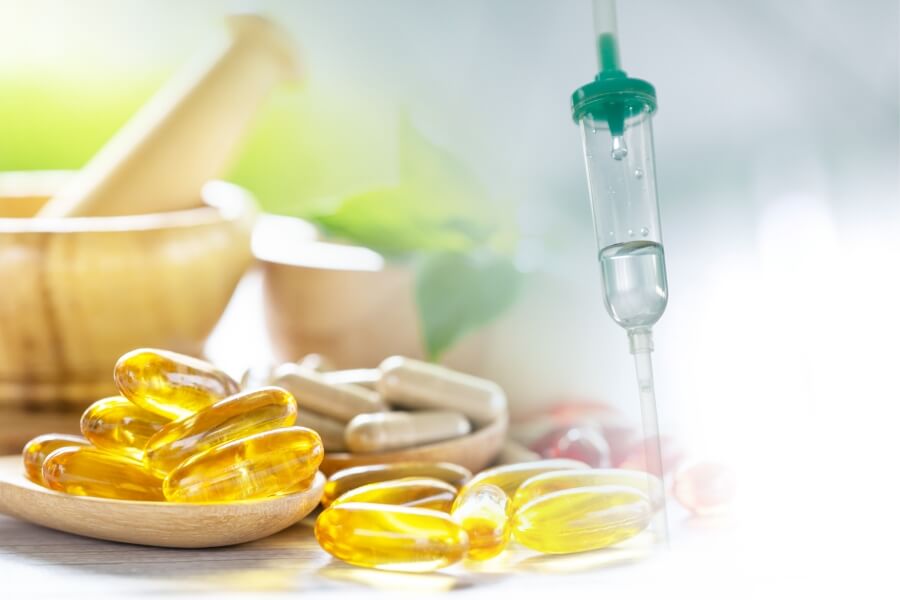 点滴やサプリメント